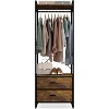 Sorbus Clothing Rack with Drawers and Wood Top - 3 of 4