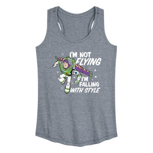 Women's - Disney - Im Not Flying Graphic Racerback Tank - 1 of 4