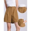 Allegra K Women's Elastic High Waist Casual Summer Linen Shorts - 2 of 4