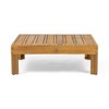NicBex Modular Sectional Sofa Set, Outdoor Patio Sofa Set, 2-Piece Loveseat with Square Coffee Table, Acacia Wood Outdoor Couch Set - 4 of 4