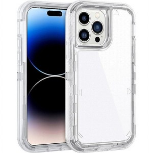 Entronix Case Compatible with iPhone 15 Pro - [Clear] Triple-Layer Heavy Duty Protection - 1 of 4