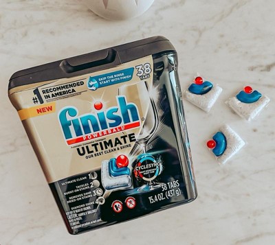 Finish Ultimate Dishwasher Detergent Tabs With Cyclesync Technology - 11ct  : Target