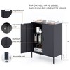SKRAN Metal Cabinet with Adjustable Shelves, Heavy-Duty Kitchen Storage Cabinet for Bathroom, Bedroom,Living Room & Home Office - 3 of 4