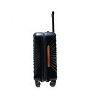 FONTOI 24 Inch Carry On Luggage with Wheels Carry On Suitcase Lightweight Travel Rolling Suitcase Hard Shell Suitcase, Black 16.53"* 10.23"*25.19" - 3 of 4