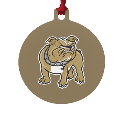 Bryant University Bulldogs Logo Aluminum Holiday Christmas Tree Ornament