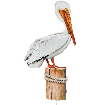 Collections Etc Realistic Pelican Outdoor Garden Stake