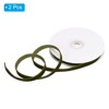Unique Bargains Polyester Single Face Spool Ribbon for Gift Wrapping Flower 2 Pcs - 3 of 4