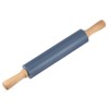 Unique Bargains Silicone Smooth Wooden Handle Non-Stick Kitchen Rolling Pin - 3 of 4
