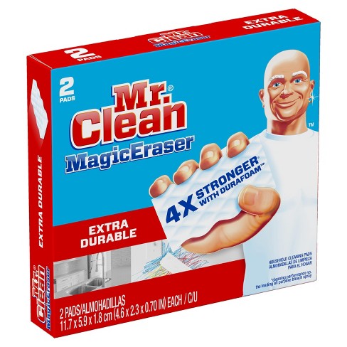 Mr. Clean Magic Eraser Extra Durable Cleaning Pads With Durafoam - 2ct ...