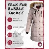 CANADA WEATHER GEAR Women's Winter Jacket - Heavyweight Long Length Bubble Puffer Parka (S-3X) - 3 of 4