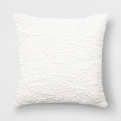 Woven Cotton Textured Square Throw Pillow - Threshold™