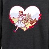 Women's - Wizard of Oz - Dorthy And Toto Heart Lightweight French Terry Slouchy - 2 of 4