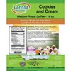 Larissa Veronica Cookies and Cream Medium Roast Coffee (Gourmet, Naturally Flavored, Whole Coffee Beans) (16 oz, ZIN: 550402) - 2 of 3