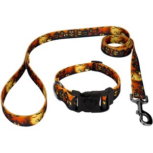 Country Brook Petz Deluxe Collar and Leash - Halloween Collection - 1 of 4