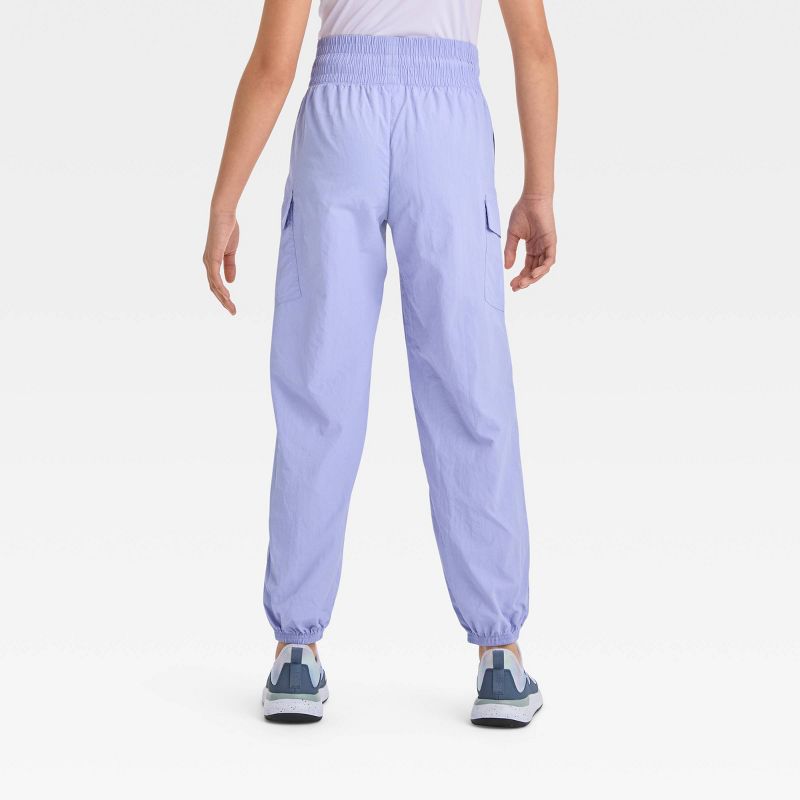 Girls&#39; Woven Cargo Pants - All In Motion™, 3 of 5