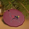 St. John Fisher College Primary Logo Porcelain Scalloped Holiday Christmas Tree Ornament  2.8" (7.1 cm) - 4 of 4