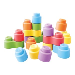 Quercetti Soft Stack Baby Bricks - 32 Pieces - 1 of 4