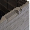 vidaXL Storage Box Brown Plastic Medium Garden Storage Box Square - 4 of 4