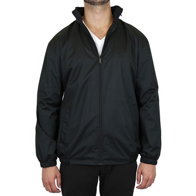 Galaxy By Harvic Galaxy Men’s Fleece Lined Windbreaker Jacket Coat With Tuck In Hood — фото 3