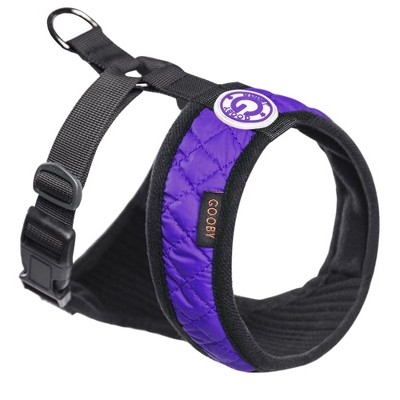 Gooby Fashion Vest Harness for Broad Chested Dogs, Violet, XSmall