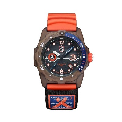 Luminox XB.3729.ECO Men's Bear Grylls Orange Rubber Strap Watch
