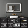 Dovelina LED Bathroom Vanity Mirror Rectangle Wall Mirror with Beveled Edges - 3 of 4