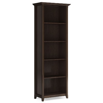 NicBex Bookcases for Living Room Modern 70" H 5 Tier Free Standing Storage Wood Bookshelves with Adjustable Storage Shelves for Office Home