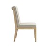 Meridian Furniture,Gwendolyn Linen Textured Fabric Dining Side Chair, Set of 2 - 4 of 4