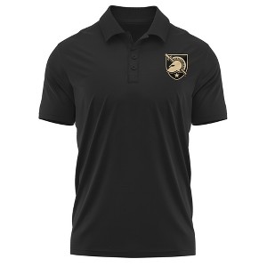 United States Military Academy Adult Polo Left Chest Logo, Black - 1 of 4