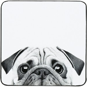 Pavilion Gift Company - Pug - 4.25" Coaster - Coasters - 1 of 4