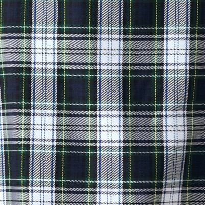 white plaid
