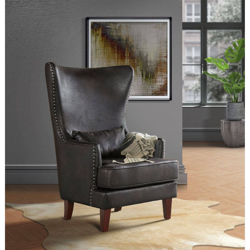 Elia Chair with Chrome Nails - Picket House Furnishings, 3 of 9