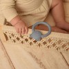 La’dore Baby Towel & Silicone Teether Gift Set – Soft Hooded Towel, Washcloth & Baby Brush With Silicone Bear Teether – Newborn Essentials, BPA-Free - 4 of 4
