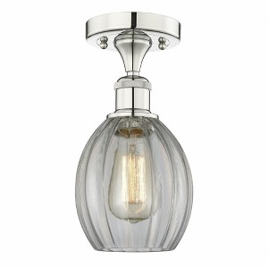 Eaton - 1 Light Semi-Flush Mount In Industrial Style-10.75 Inches Tall and 6 Inches Wide - 1 of 1