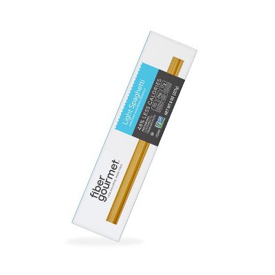 Fiber Gourmet  – Light Spaghetti Pasta - Fiber-Rich, Low Calorie - Made in Italy, Kosher, Vegan, Non-GMO - 8 Oz, Pack of 12 pack