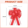 Unique Bargains Christmas Wedding Car Basket Gift Wrapping Large Pull Bow 5 Pcs - 2 of 4