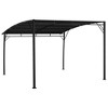 vidaXL Garden Sunshade Awning Patio Gazebo Canopy Pavilion Outdoor Balcony - Anthracite 118.1" x 118.1" x 100.4" - 4 of 4