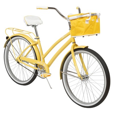 huffy yellow cruiser bike