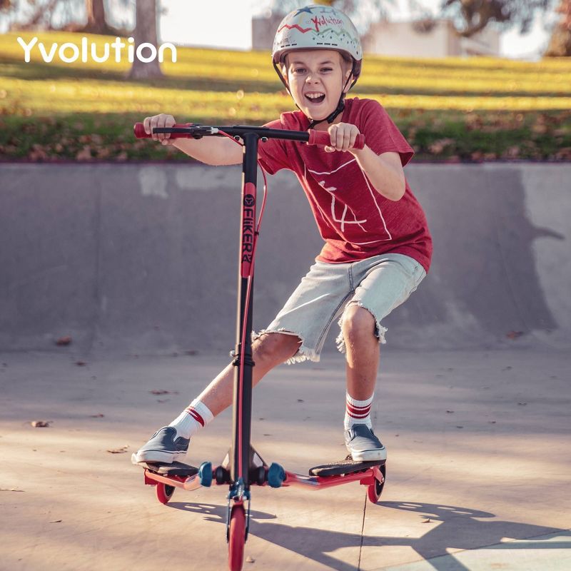 Yvolution Y Fliker A3 Kids&#39; Drifting Scooter - Red, 5 of 7