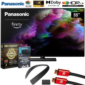 Panasonic Z85 55" OLED 4K UHD Smart Fire TV (2024) + WN10 Neck Speaker Bundle - 1 of 4