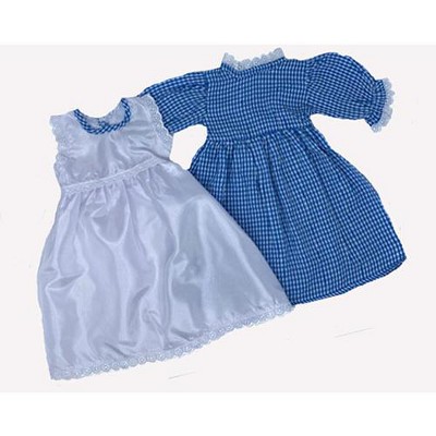 blue doll dress