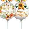 LoonBalloon 9 Inch Thanksgiving Stick Value Pack Balloons (30 Pack) - Pre-Inflated - 2 of 2