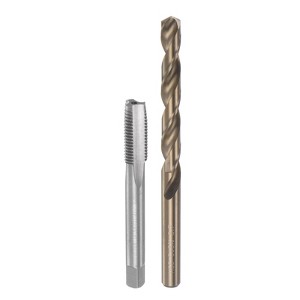 Unique Bargains Cobalt High Speed Steel Straight Flute Twist Drill Bit Tap and Bit Set - 1 of 3