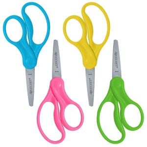 Westcott  - Hard Handle Kids Scissors - Pointed - Assorted Colors - 5" - Pack of 2 - 1 of 1