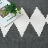 Shag Area Rug Non-Slip Geometric Rug Soft Rug Thick Comfy Rug for Living Room, 5' x 8' Gray - 4 of 4