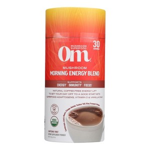 Om Mushroom Superfood Morning Energy Blend, 8.47 Oz - 1 of 4