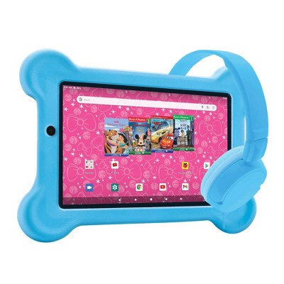 Venturer Small Wonder 8" Kids 32GB Flash Storage Tablet with Headphones - Blue - Model VCT9F8A-DB
