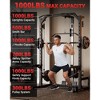 Home Gym, Squat Rack with Barbell & Cable System - Multi-Functional Smith Machine, Lat Pulldown, Safety Arms for Full Body Strength Training - 2 of 4