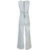 VENUS Womens Stretch Denim Jumpsuit - 4 of 4