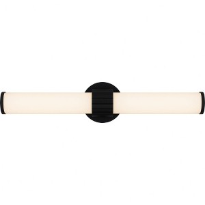 Quoizel Lighting Kaye 1 - Light Vanity in  Matte Black - 1 of 1